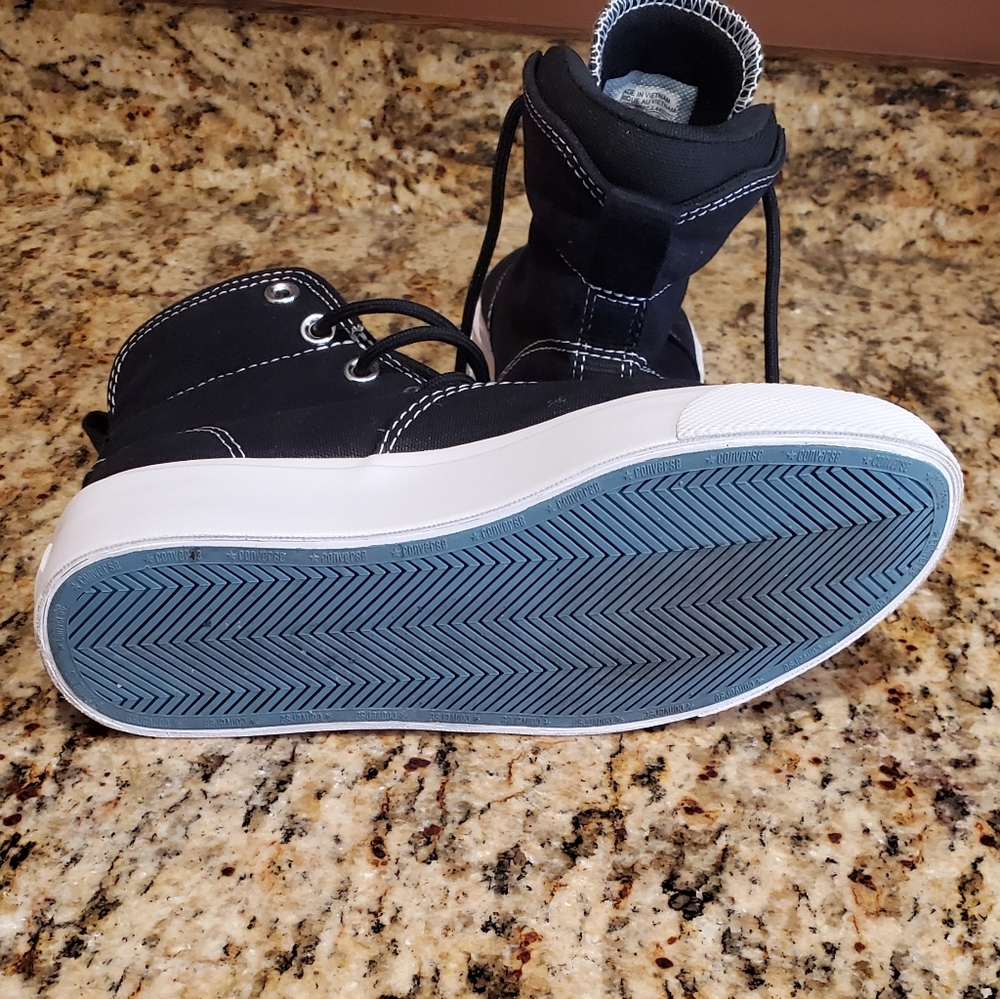 Converse High Tops Skid Grip CVO Hi Sneaker Black Mens 5 Womens 6.5  170085C - Picture 4 of 8